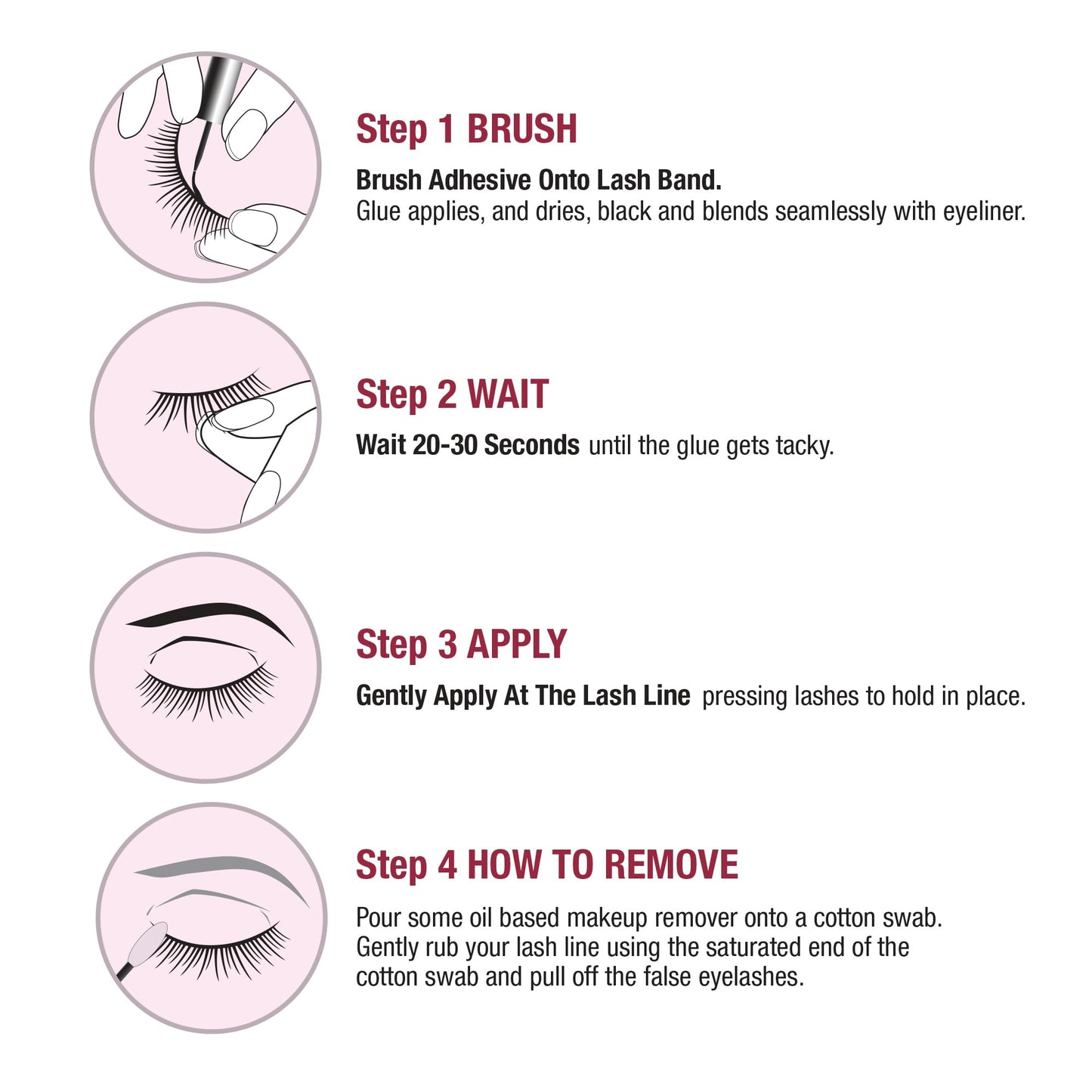 i•ENVY Super Strong Hold Eyelash Adhesive, Waterproof, 48-Hour Long-Lasting Lash Glue, Latex-Free, Hypoallergenic, Quick-Drying with Brush-On