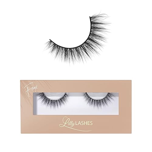 Lilly Lashes Everyday Bare it All Natural Lashes, Faux Mink Natural Eyelashes, False Eyelashes Everyday Use, Cat Eye Lashes, Individual Lashes