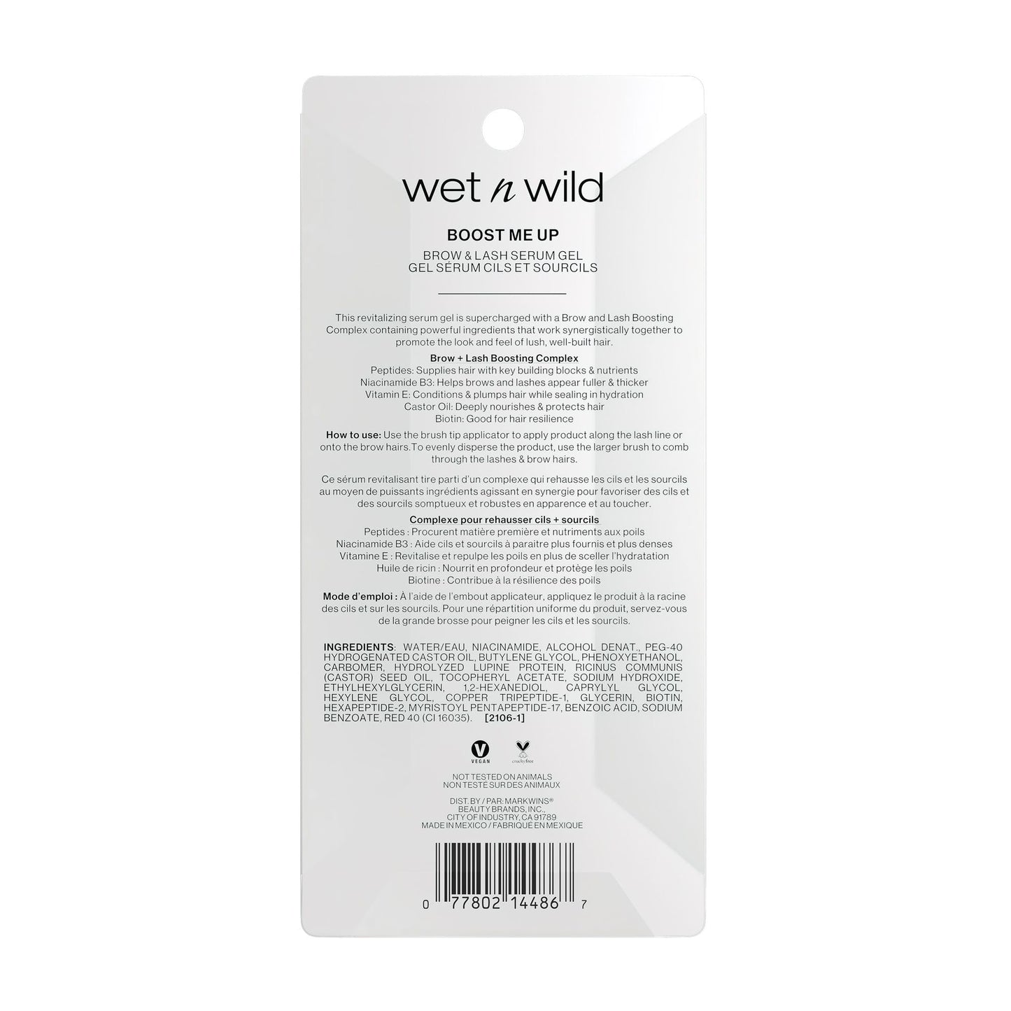 wet n wild Boost Me Up Brow And Lash Growth Enhancing Serum