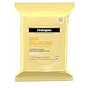 Neutrogena Skin Balancing Micellar Cleansing Cloths Makeup Remover Nourishing Wipes with 100% Plant-Based Fibers, Vitamin E & Pro-Vitamin B5