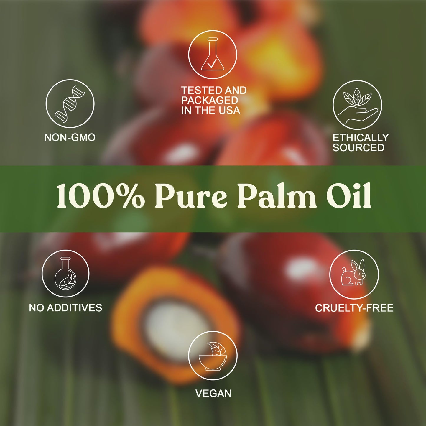 Soapeauty Palm Oil RBD - 100% Pure, Cold-Pressed, Non-Hydrogenated & Sustainable for DIY Soap, Creams & Lotions - Rich in Vitamin E - 32 fl oz Beauty & Personal Care Soapeauty