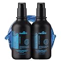 Herbishh Blue Shampoo & Conditioner Set (16.9 fl oz Each), Neutralizes Brassy & Orange Tones, Shampoo & Conditioner Duo for Brunette, Color Treated