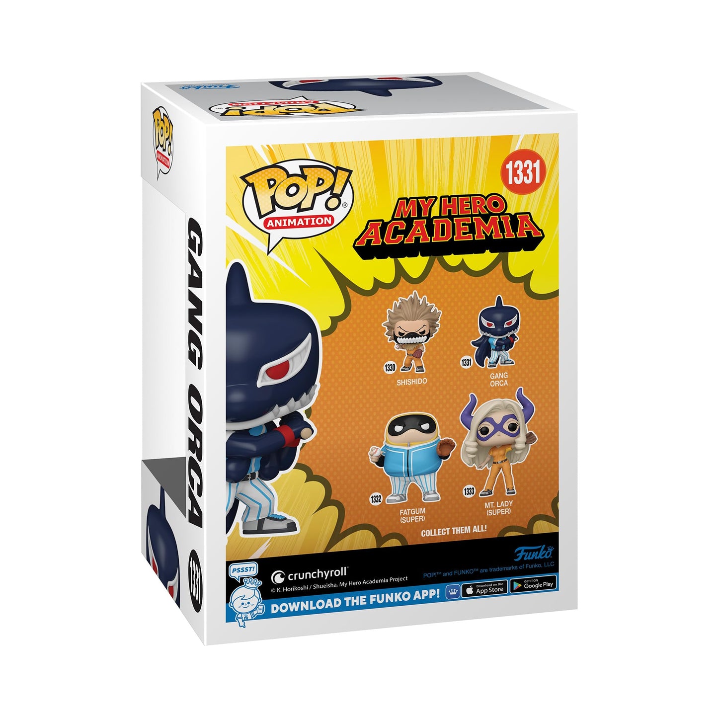 Funko Pop Animation: My Hero Academia (MHA) - Hero League Baseball, Gang Orca - Collectable Vinyl Figure - Gift Idea - Official Merchandise - Toys…