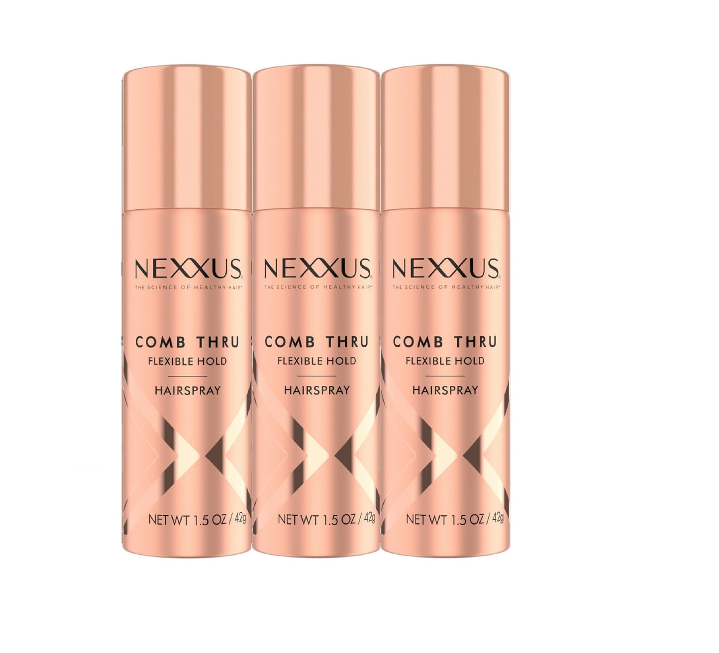 Nexxus Comb Thru Finishing Mist Hair Spray, Volume Spray, Hair Mist, Lightweight Hairspray 1.5 Ounce (Pack Of 3 Packaging may vary)