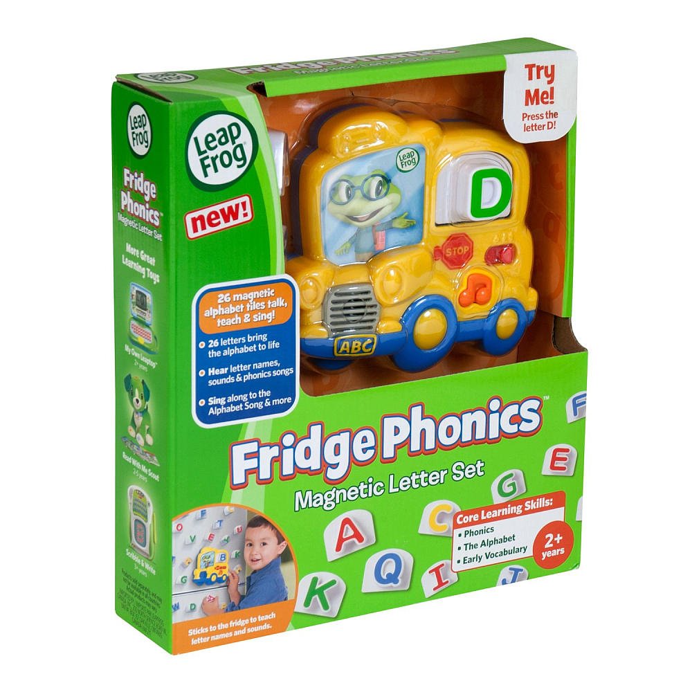 LeapFrog Fridge Phonics Magnetic Letter Set, Yellow