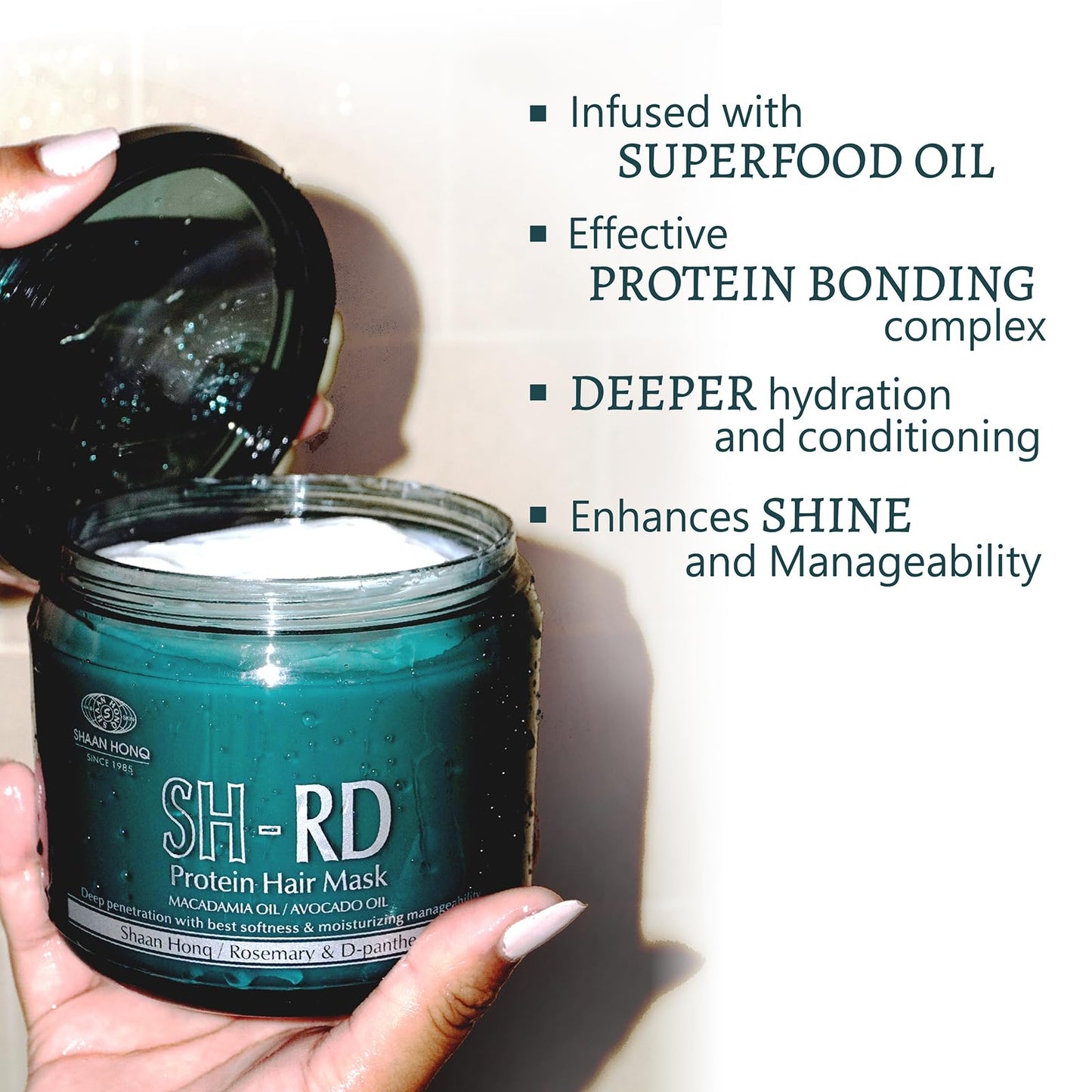 SH-RD Hair Mask for Dry Damaged Hair, Deep Conditioning Hair Moisturizer for Curly and Color Treated Hair Repair, Hydrating Argan Oil Hair Care