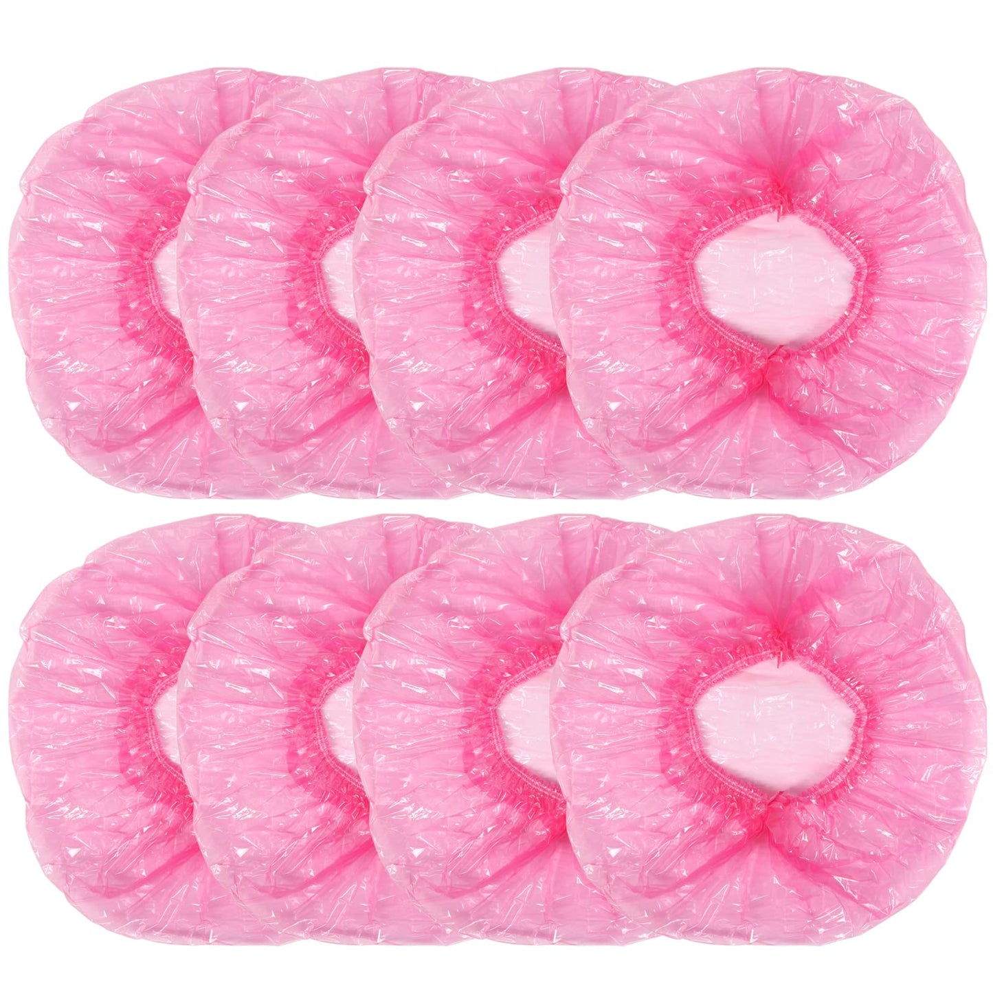 Shintop Disposable Shower Caps for Women,100 Packs Hair Caps Individually Wrapped with Large Elastic Bath Cap for Home, Hotel, Hair Salon and Spa