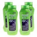 PERT 2 in 1 Complete Plus Scalp Care Shampoo and Conditioner - Itchy Scalp Treatment - Sulfate Free Shampoo and Conditioner for Healthy Hair - 4 pc