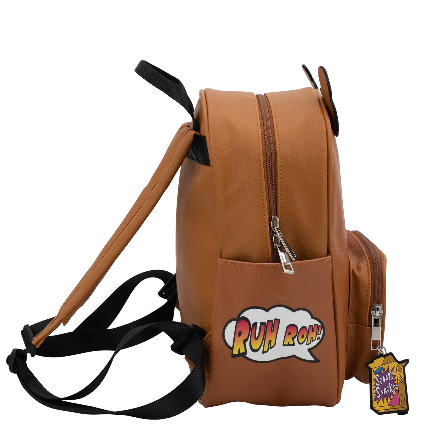 AI ACCESSORY INNOVATIONS Scooby Doo Big Face Cospaly Mini Backpack Purse with Mystery Machine Card Holder