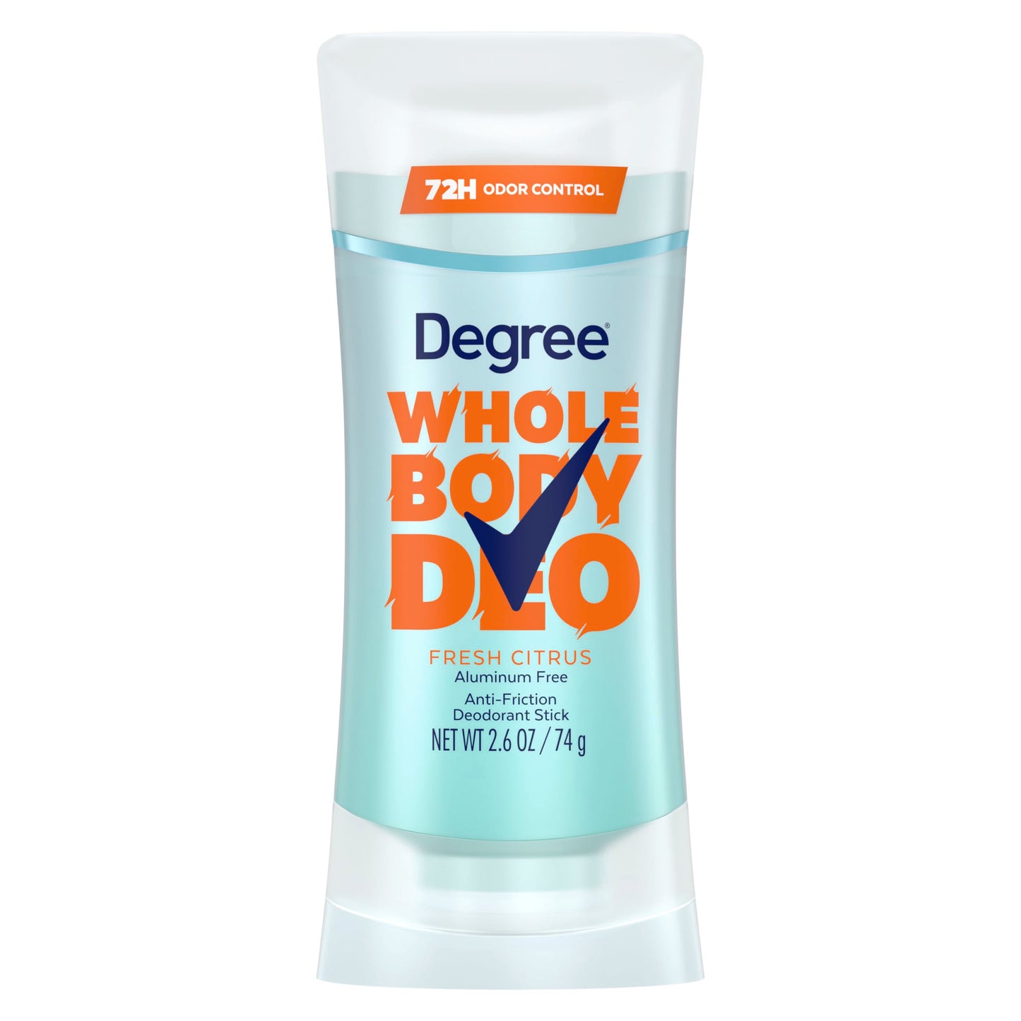 Degree Women Whole Body Deodorant Stick, Fresh Citrus Scent, Glides on Clear + Absorbs Sweat, Aluminum Free 72H Odor Protection 2.6 oz Beauty and Personal Care Degree