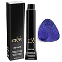 Cree Professional Blue - Permanent Hair Color - Long Lasting, Rich Vibrant - Gray Coverage 100ml - 3.4 fl.oz.