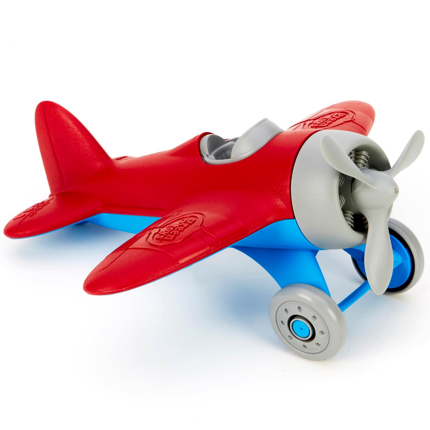 Green Toys Airplane - BPA Free, Phthalates Free, Red Aero Plane for Improving Aeronautical Knowledge of Children. Toys and Games
