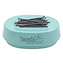 HairpinPal Magnetic Bobby Pin Holder - Easy Hair Clip and Pin Collector - Manage Hair Clips - Keeps Rooms Tidy - Sea Foam Teal - Made in the USA