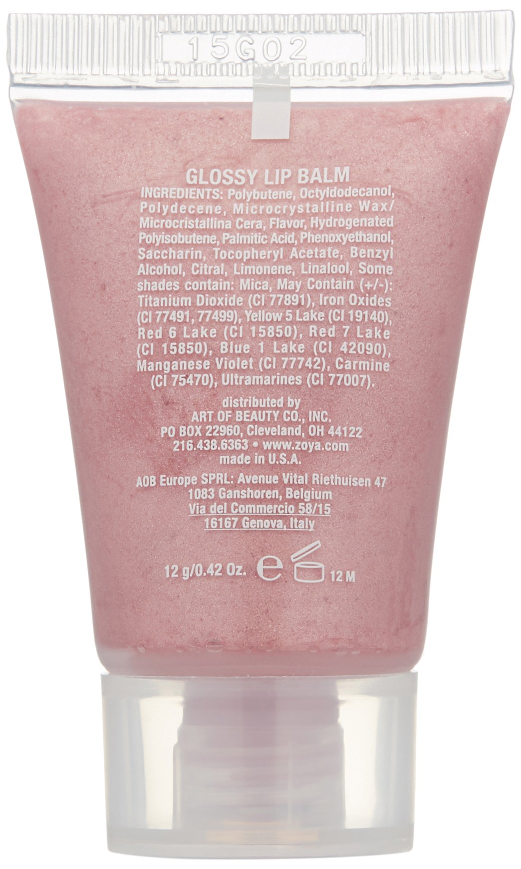 ZOYA Lip Gloss, Luvie, 0.42 oz.