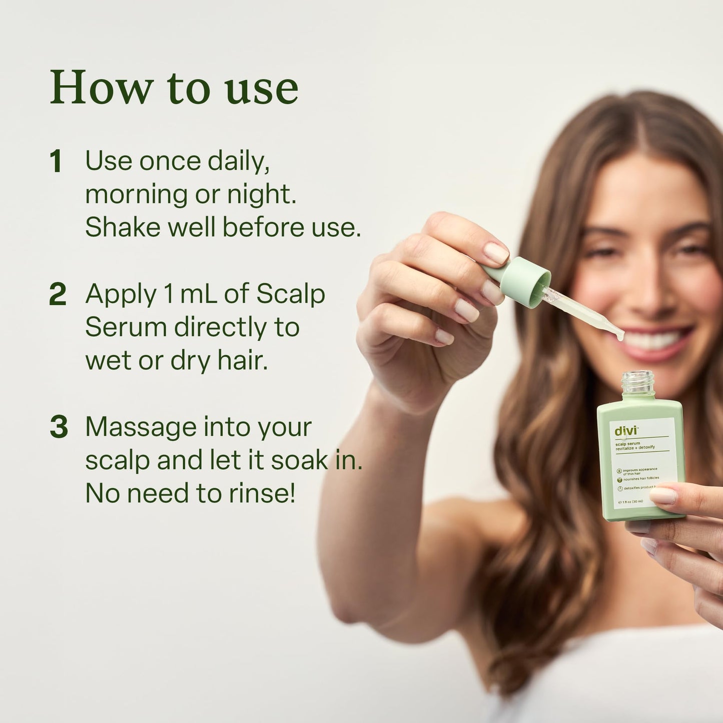 Divi Healthy Hair Goals Mini Kit, Scalp Serum for Thinning Hair 15ml + Volumizing Shampoo Travel Size 2oz + Volumizing Conditioner Travel Size 2oz, 3