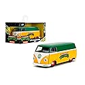 Jada Toys - Hollywood Rides TMNT 1961 VW Bus - Die-Cast Model Car - Opening Doors, Detailed Interior - 1:32 Scale Collectible - Age 8+, Green &…