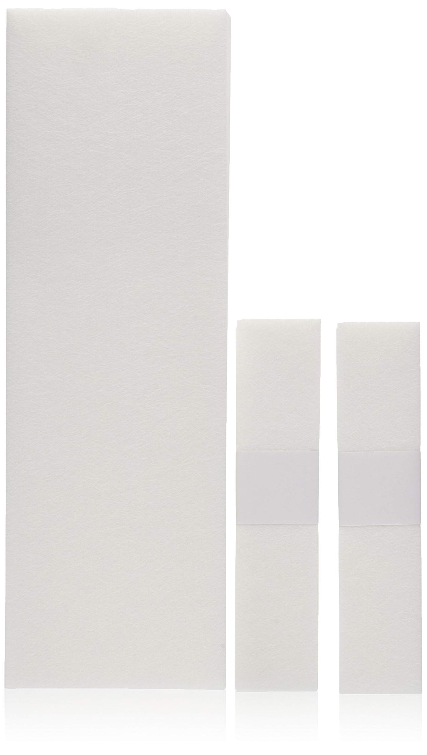 FantaSea Non Woven Facial and Body Wax 100 Strips, 50 small 50 large