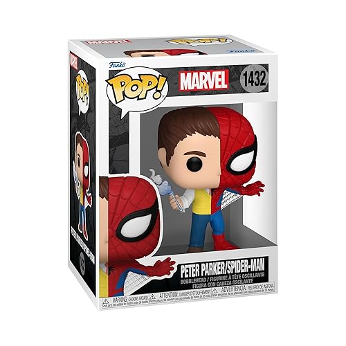 Funko POP Marvel: Split - Spider-Man - Spider-Man/Peter Parker - Marvel Comics - Collectable Vinyl Figure - Gift Idea - Official Merchandise…