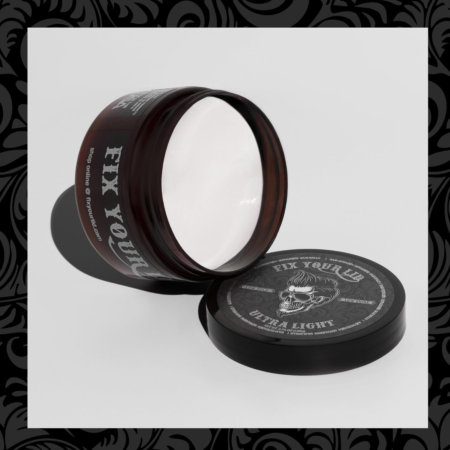 Fix Your Lid Ultra Light Pomade for Men - Water-Based Pomade with Low Hold and Low Shine - Match All Men’s Hair Types & Styles - Easy to Wash Out