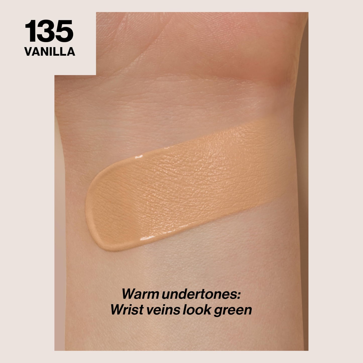 Revlon Liquid Foundation, ColorStay Face Makeup for Normal & Dry Skin, SPF 20, Longwear Medium-Full Coverage with Natural Finish, 135 Vanilla, 1 Fl Oz