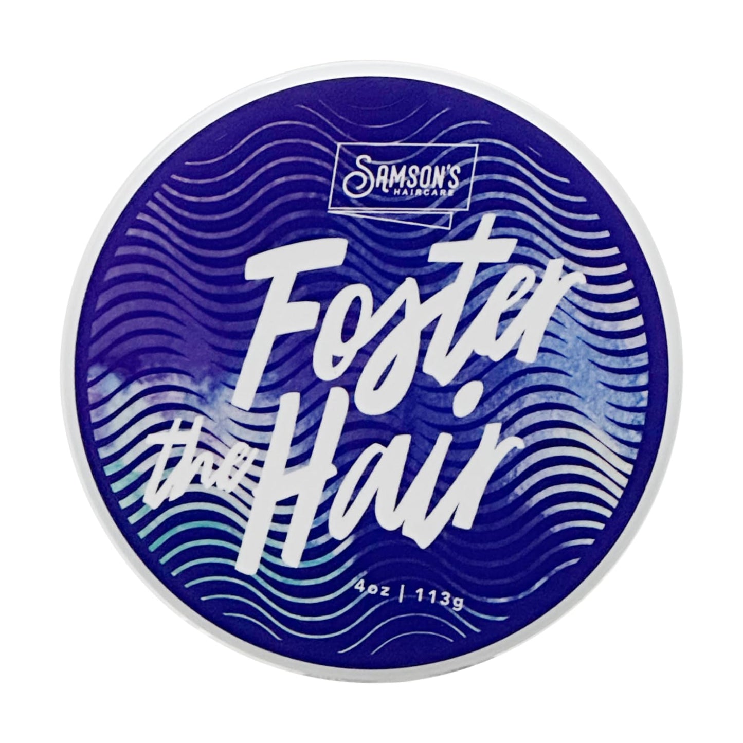 SAMSON'S HAIRCARE Foster the Hair Gel Pomade - High Hold, Water-Based for Braiding, Waves & Edge Control - Easy Rinse, Nourishing Formula 4 oz.