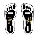 60 Pairs(120 Feets) Disposable Black Tanning Feet Pads Sunless Airbrush Spray Tent Protect Foot Shaped Spray Tan Sandals