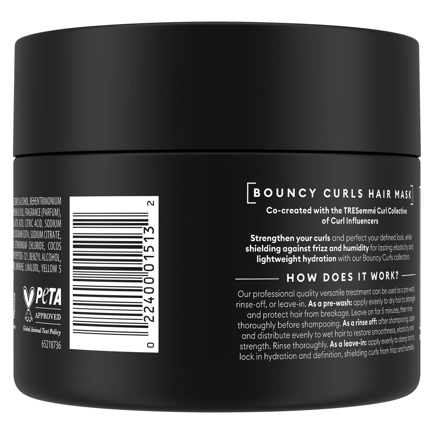 TRESemmé Multi-Tasking Hair Mask and Bouncy Curls Mousse with 24H Control & Definition Bundle Pack (Pack of 2)