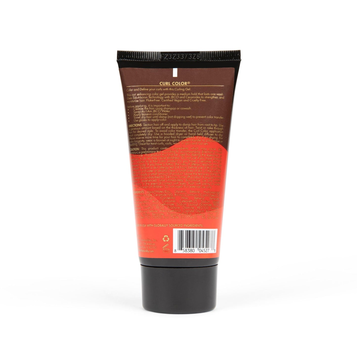 As I Am Curl Color - Hot Red - 3 oz - Temporary Color & Curling Gel - Medium Hold - Vegan & Cruelty Free