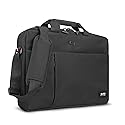 Solo New York Briefcase - Laptop Carrying Bag for Women & Men, Brief for Travel & Work, Internal Tablet Pocket, Adjustable Shoulder Strap, Fits 15.6"