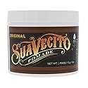 Suavecito Pomade Original Hold For Men 4 oz, 1 Pack - Medium Shine Water Based Wax Like Flake Free Hair Gel - Easy To Wash Out - All Day Hold For All