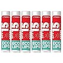 Eco Lips Classic Sport Broad Spectrum Sunscreen Lip Balm 6-Pack - Made in USA (Classic Berry SPF 15)