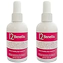 12 Benefits Instant Healthy Hair Treatment, Leave-In Conditioning, Smoothes Frizz, Strengthens & Repairs, Heat Protection Spray, 6 Fl Oz (Pack of 2)