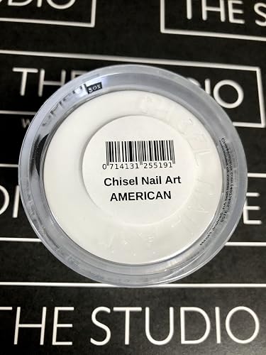 Chisel Nail Art 2 in 1 Acrylic/Dipping Powder 2 oz - AMERICAN WHITE Beauty & Personal Care Chisel Nail Art