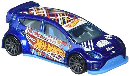 HOT WHEELS RACE TEAM 4/5, BLUE '12 FORD FIESTA 210/365 10 SPOKE