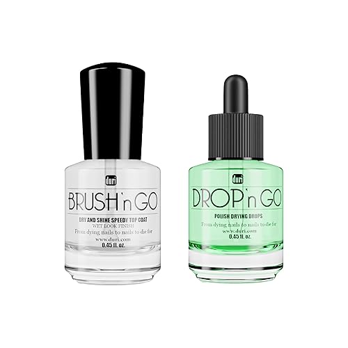 duri Brush'n Go Top Coat and Drop'n Go Drying Drops