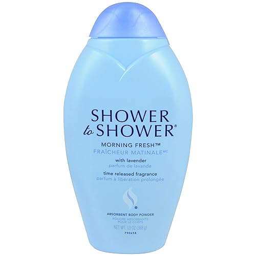 Shower to Shower Morning Fresh Body Powder with Lavender for Men & Women, Talc Free, Sweat Absorbing, Prevents Chafing & Odor, Deodorizing All Over