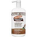 Palmer's Coconut Oil Formula Body Lotion for Dry Skin, Hand & Body Moisturizer with Green Coffee Extract & Vitamin E, Value Size Pump Bottle, 33.8 Fl