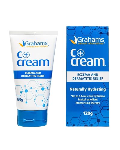 Grahams Natural C+ Eczema & Dermatitis Cream - All-Natural, Steroid-Free - Manuka Honey & Calendula - Clinically Proven Eczema Lotion for Kids