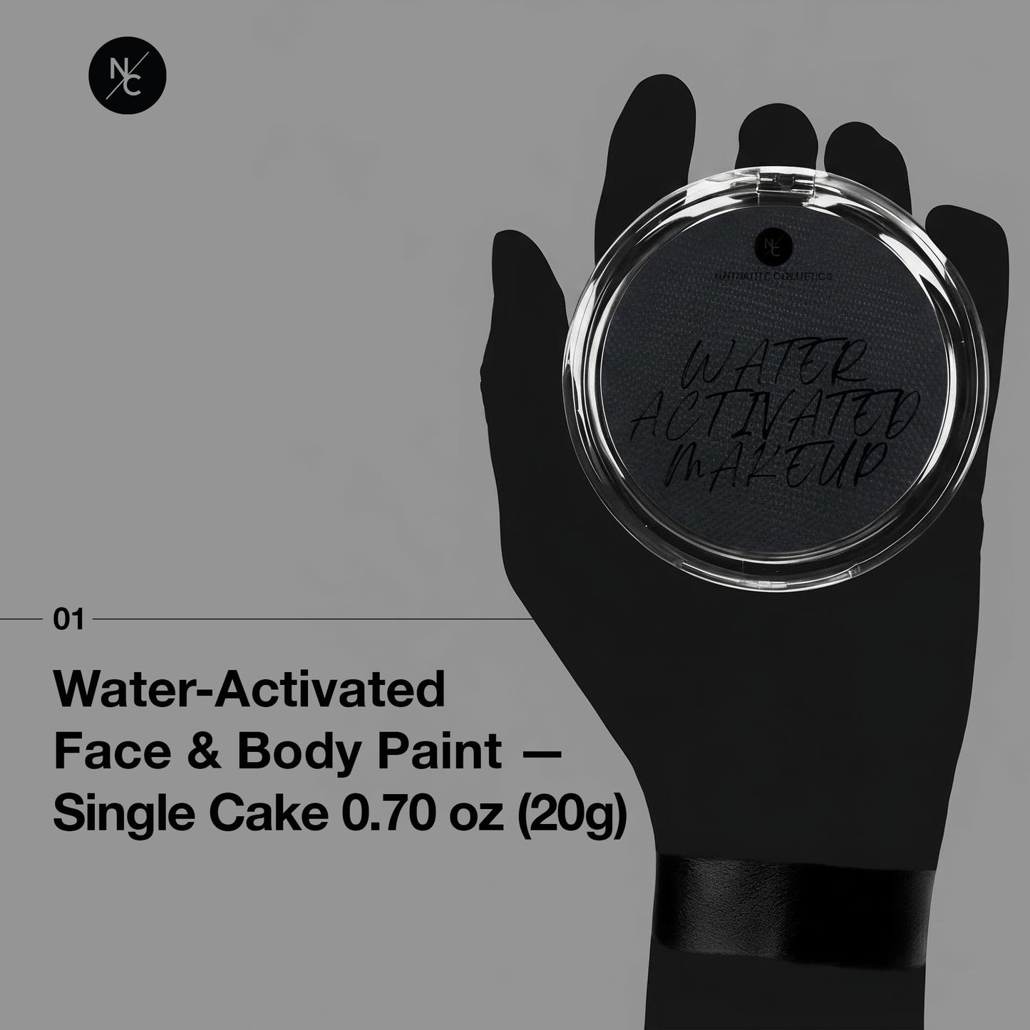 Narrative Cosmetics Water-Activated Face & Body Paint - Highly Pigmented, Long-Lasting Face & Body Paint for SFX, Cosplay, and Artistic Makeup