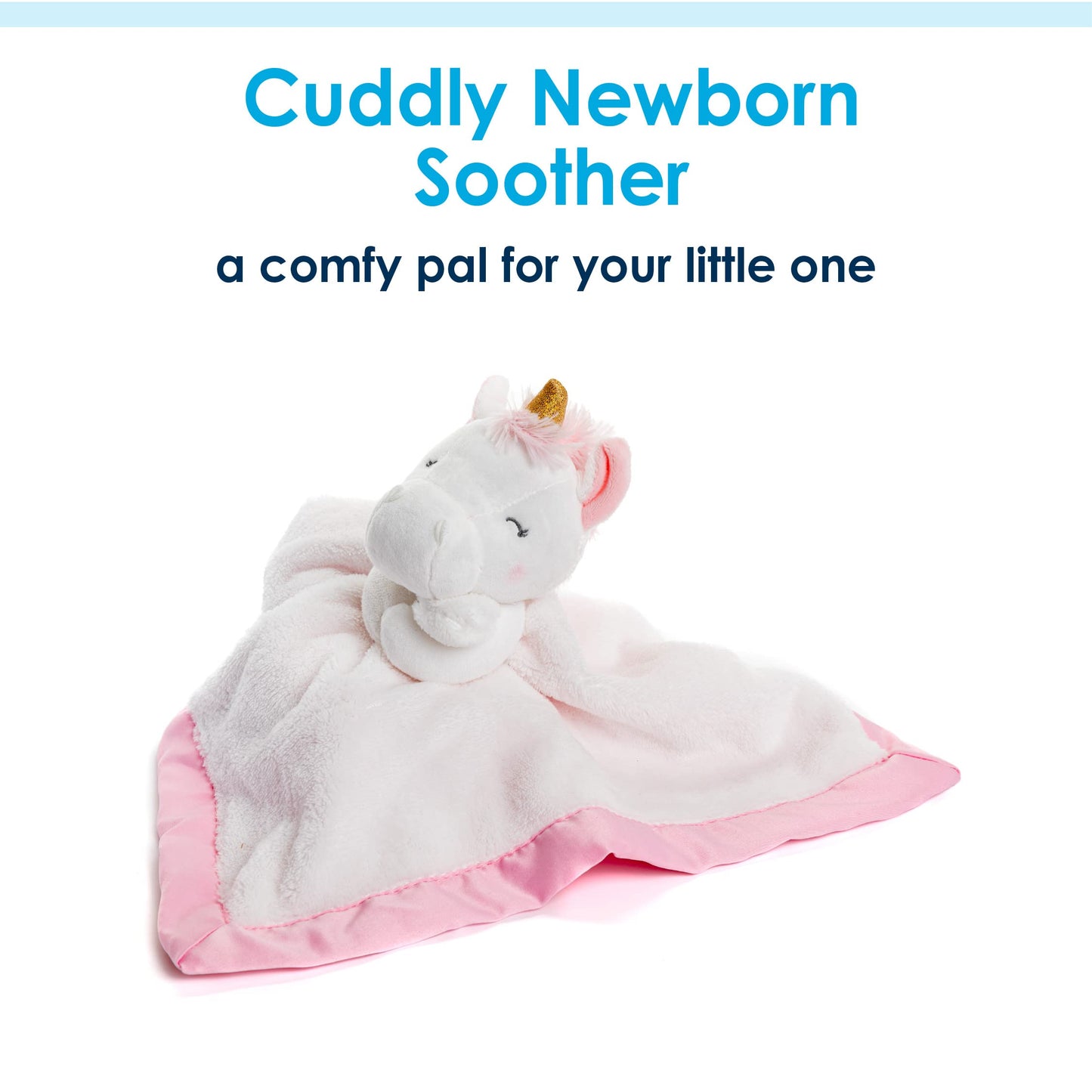 KIDS PREFERRED Unicorn Plush Stuffed Animal Snuggler Blanket