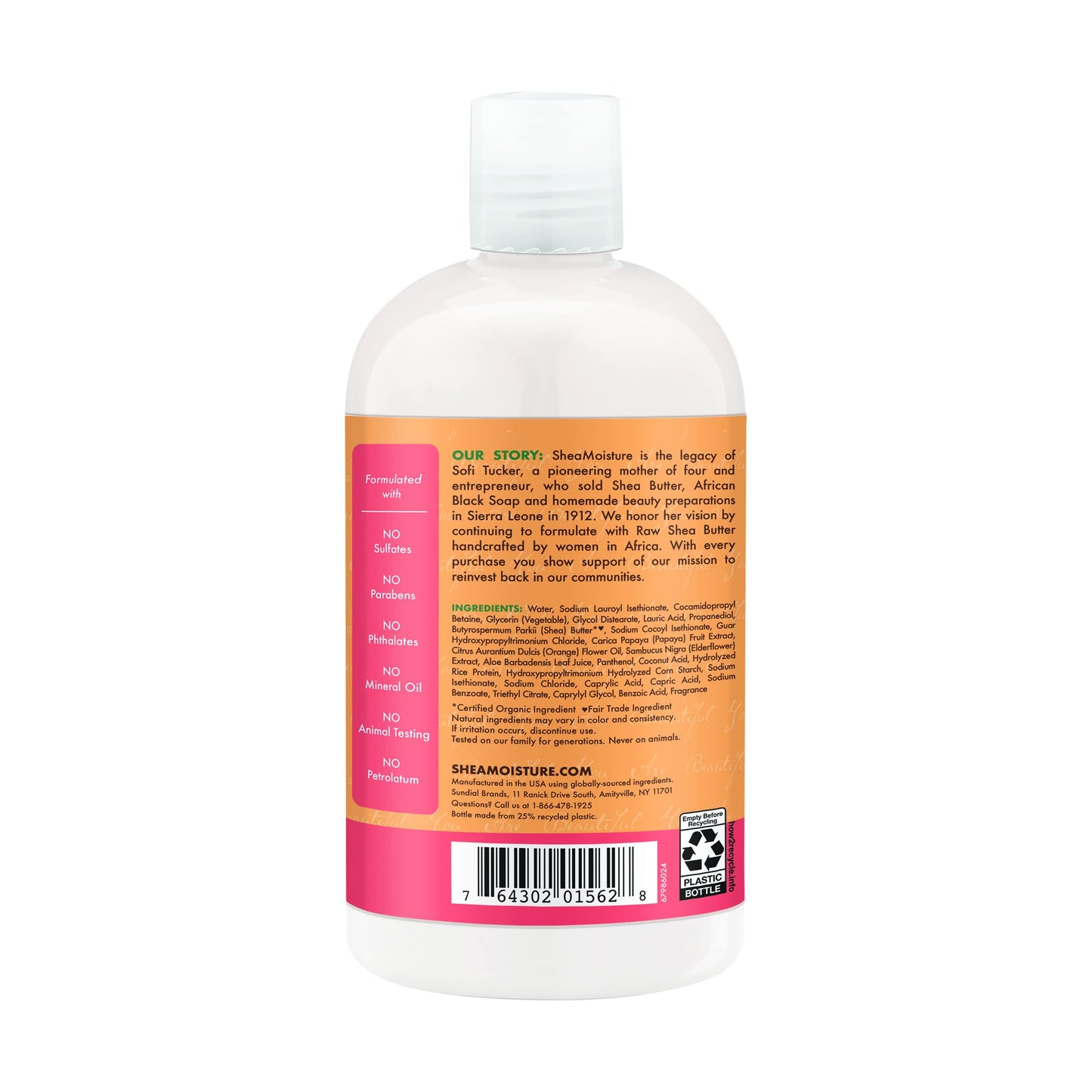 Shea Moisture, All Day Frizz Control Shampoo Papaya & Neroli, 13 Ounce