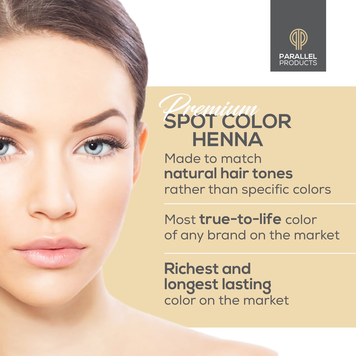 Parallel Products Spot Color Henna Kit - Henna Hair Dye - 3 grams - Tint for Professional Spot Coloring - With Mixing Dish - Covers Grey Hair - Root Beauty and Personal Care PARALLEL PRODUCTS