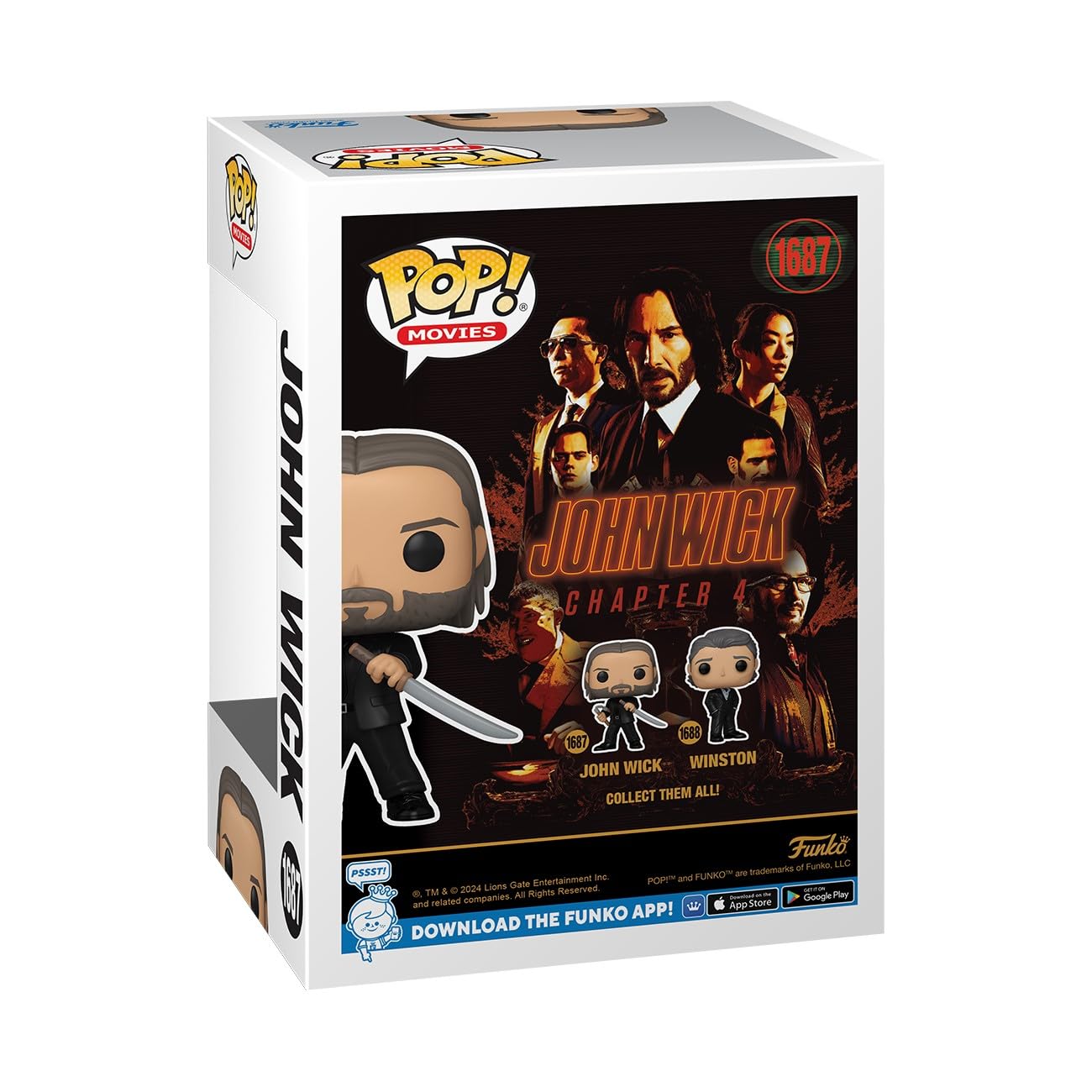 Funko POP! Movies: John Wick 4 - John Wick - Collectable Vinyl Figure - Gift Idea - Official Merchandise - for Kids & Adults - Movies Fans - Model…