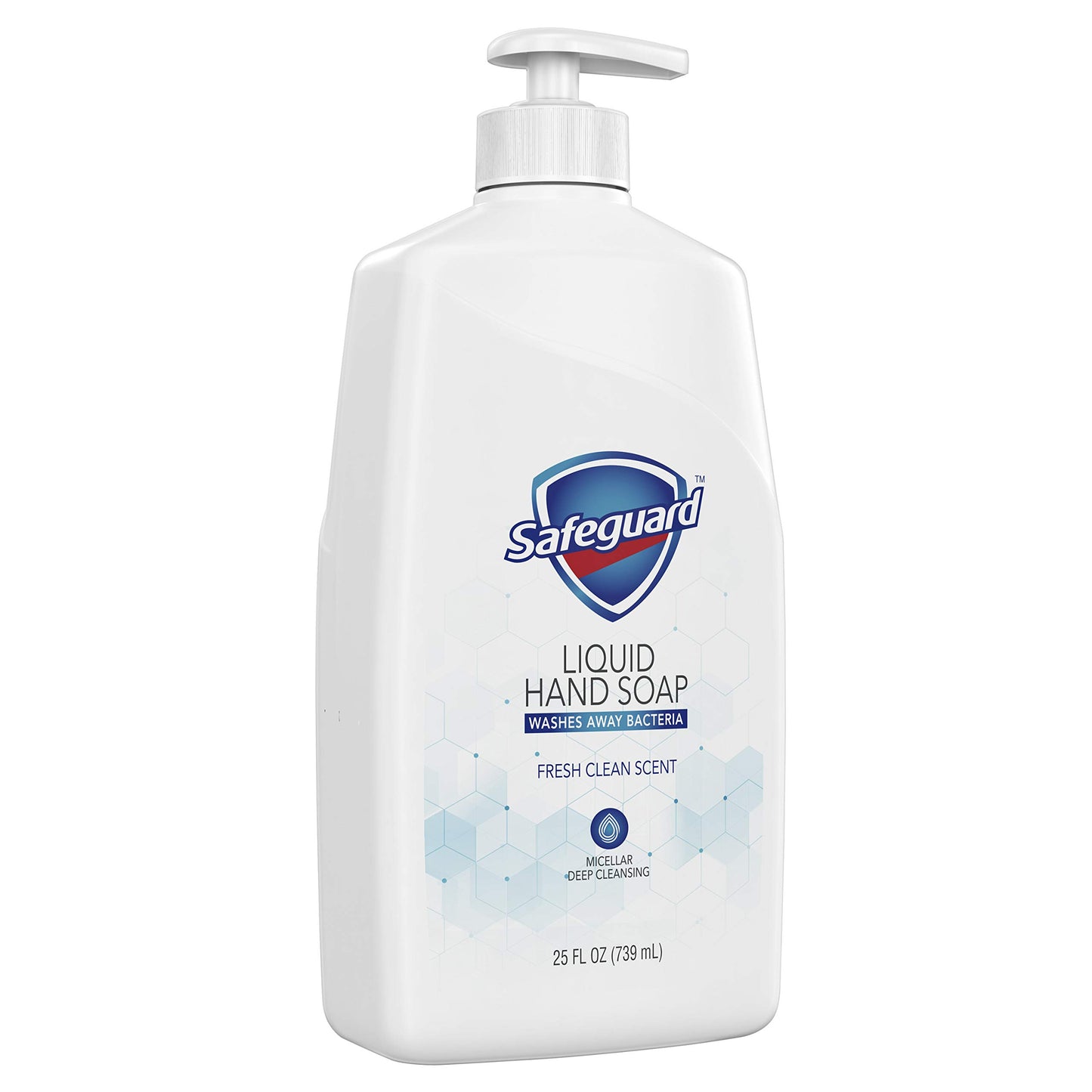 Safeguard Liquid Hand Soap, Micellar Deep Cleansing, Fresh Clean Scent | Washes Away Bacteria - 25 Ounce Bottle (Pack of 1) Beauty & Personal Care Safeguard