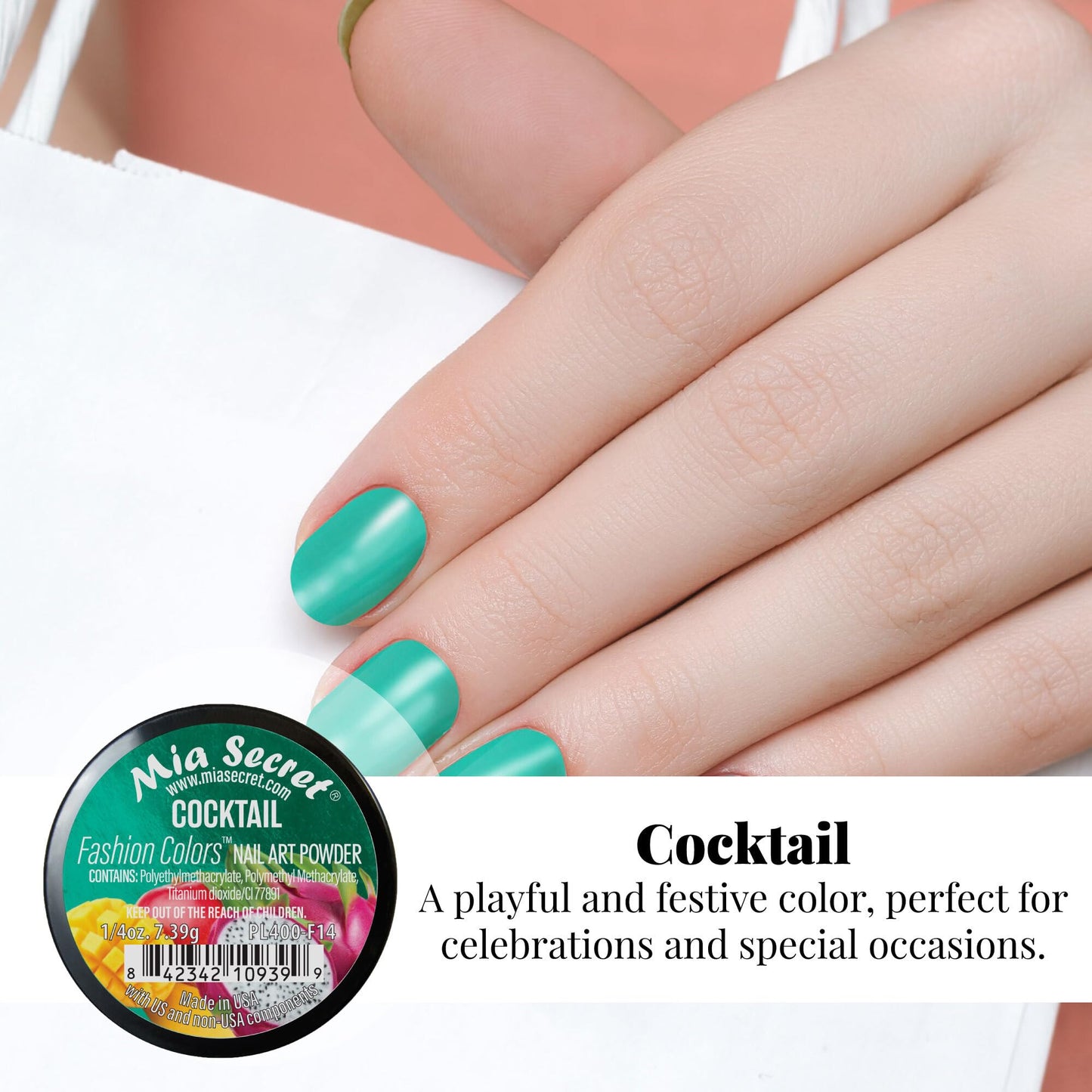 Mia Secret Fashion Color Nail Art Powder 12 Colors Mix Beauty & Personal Care Mia Secret