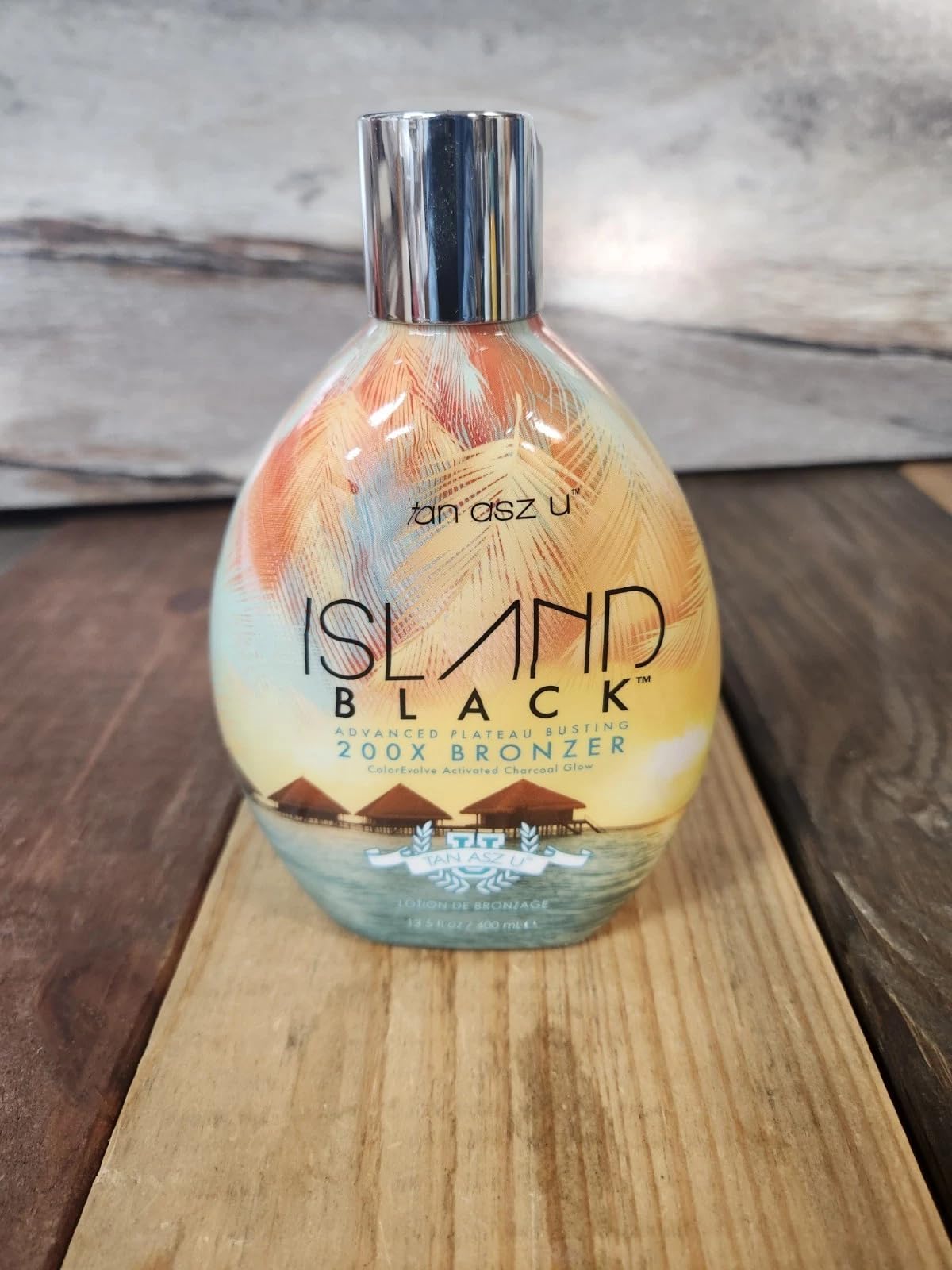 Tan Asz U ISLAND BLACK 200X Plateau Busting Bronzer - 13.5 oz.