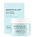 Global Beauty Care Smooth & Lift Collagen Skin Cream - Hydrating Face Moisturizer to Support Skin Elasticity with Peptides, Hyaluronic Acid, Squalane