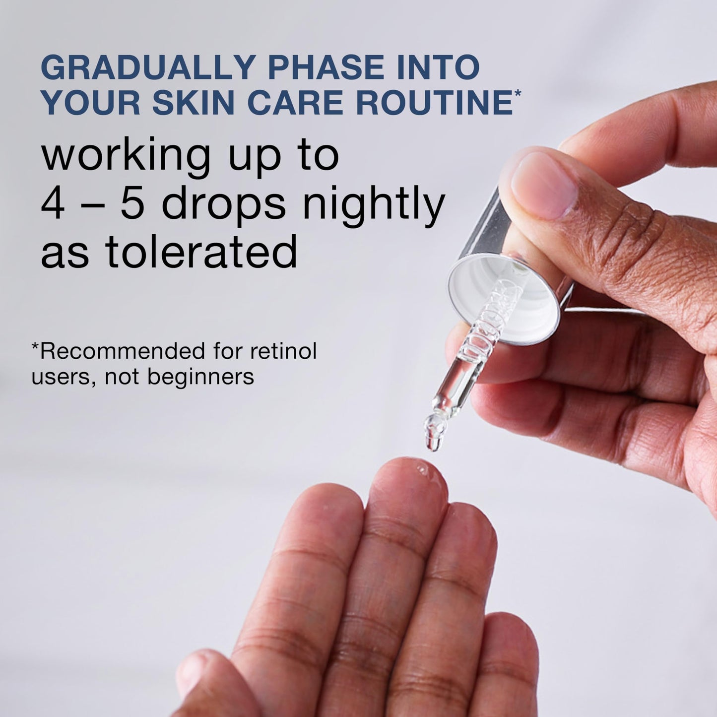 Neutrogena Rapid Wrinkle Repair Retinol Pro+ Power Facial Serum, Gentle Anti-Aging Face Serum with Pure Retinol & Nourishing Emollients