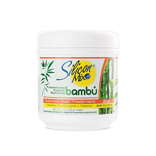 Silicon Mix Bamboo Nourishing Hair Treatment 16 ounces - Deep Conditioning Mask for Strong, Hydrated, and Revitalized Hair, Restores Shine, Softness