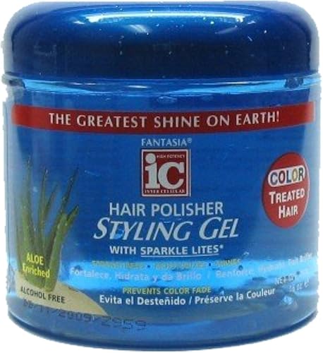 Fantasia Hair Polisher Styling Gel for Color Treated Hair, 16 oz
